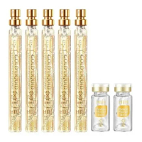 24K Gold Facial Essence Anti-Aging Smoothing Firming Moisturizing Hyaluronic Face Serum Active Collagen Silk Thread Skin Care