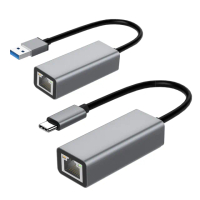 【YOLU】USB3.0/Type-C轉RJ45 Gigabit 外接千兆網路卡 乙太網路網卡轉換線 高速USB有線網卡