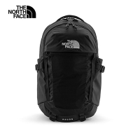 【The North Face 官方旗艦】北面男女款黑色便捷收納休閒後背包｜52SH4HF