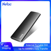 Netac External SSD 1tb 2tb Portable SSD 500gb 250gb SSD External Hard Drive USB 3.2 Type C Portable Solid State Disk For Laptop