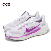 Nike 慢跑鞋 Air Zoom Pegasus 41 GS 大童 女鞋 白 桃紅 小飛馬 運動鞋 FN5041-104