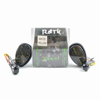 XENOS New Lampu Sen Sein + Senja Moge Tempel Fairing Oval Sport Mika Smoke Ninja R15 R25 Cbr Gsx Dll