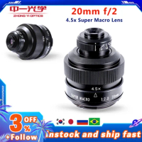 Zhongyi Mitakon 20mm F2.0 Super Macro Full Frame Large Aperture Lens for SLR DSLR M43 Sony E Fuji X Nikon F Canon EF M PentaxK