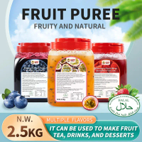 Halal|Super Boba|Fruit Puree Fruit Jam  for Smoothies Ice Blended Drinks Passion strawberry mango
