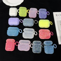 For Airpods 3 2 Pro2 Pro Glitter Rhinestone Case Bling Matte Protective Funda Airpods Bluetooth Earphone Bag