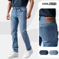 giá rẻ bất ngờ Thời trang xu hướng Coolmate x Copper Denim | Quần Jeans Nam dáng Slim fit bền bỉ, vừ