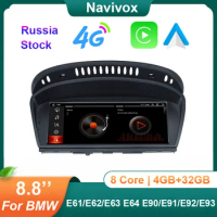 Android E60 CCC 8.8'' Multimedia Screen Car Radio CarPlay GPS Navigation For BMW E61/E62/E63 E64 E90/E91/E92/E93 Auto Head Unit