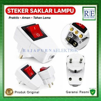 Steker Saklar Lampu Arde On Off colokan listrik MEIKO SNI