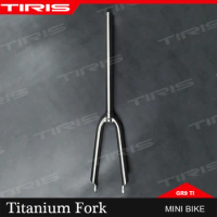 TIRIS Titanium Mini Velo Bike Fork 20" Bicycle 451 Frameset Acceossories For Folding Frame Cycling Parts Custom