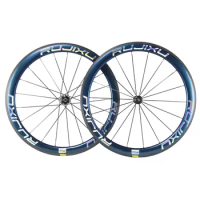 RUJIXU700c Frame height 50mm Road Bike Carbon Wheels Quality Carbon Rim Racing Wheelset