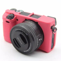 Silicone Case Camera Bag For Sony Alpha A6100 A6300 A6400 Armor Skin Protective Cover