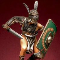 1/18 Scale Unpainted Resin Figure gladiator challenging GK figure