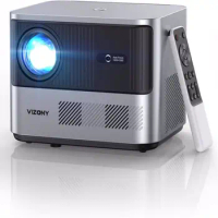 Mini Projector 4K, FHD 1080P 800ANSI 5G WiFi Bluetooth Projector, Outdoor Projector with Full-Sealed Engine/Electric Focus