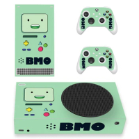 BMO Design For Xbox Series S Skin Sticker Cover For Xbox series s Console and 2 Controllers