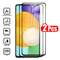2pcs protective glass For samsung a52 case For samsung galaxy a52 a 52 52a 5G tempered glass samsun galaxi a52 2021 phone cover
