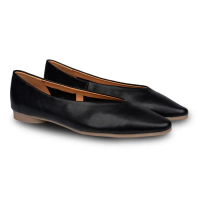 Rene Classic Flats Black - Nappa Milano - Flat Shoes Wanita