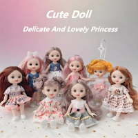 Surabaya 17cm BJD Doll Toys Princess Girls Mini Cute Hadiah buat cewek