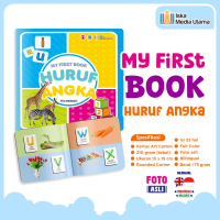 Iska Media Utama - MY FIRST WORD BUKU BAYI PERTAMAKU HURUF DAN ANGKA LENGKAP BILINGUAL English Books