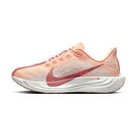 Nike Pegasus Plus 女 粉橘紅 跑鞋 氣墊 運動 緩震 透氣 網布 慢跑鞋 FQ7261-800