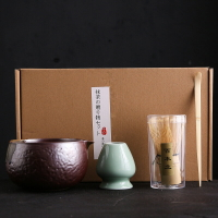 免運 茶具系列 茶筅抹茶刷百本立茶筅立組合宋代點茶工具抹茶打蛋器套裝日式禮盒