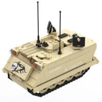 M113 Armored Personnel Carrier APC Building Blocks Set Military Weapons Bricks Set Toy Build Gifts