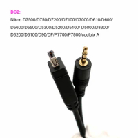 40cm DC2 - 2.5mm Remote Shutter Release Cable Connecting Cord for Nikon D7000,D5100,D5000,D3200,D3100,D90 Connects Trigger