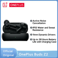 OnePlus Buds Z2 ANC EarBuds 40dB Dolby Atmos TWS True Wireless Bluetooth Headphones AAC SBC BT 5.2 Noise Canceling Headphones