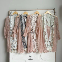 Nauraa Outer | kondangan | lamaran | lebaran | Outer Brukat Renda Korea | vielaa
