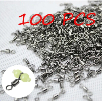 New JYJ Konektor Umpan Kail Pancing Copper Stainless Steel 5# 100 PCS - JYJ05 Viral