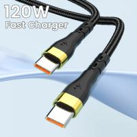 PD 100W USB Type C To USB C Cable for iPhone 15 Pro Max Huawei Samsung Fast Charging Charger Data Wire Cord 0.25M/1M/1.5M/2M
