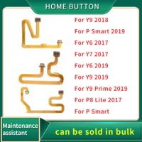 Home Button Fingerprint Touch Id Sensor Connector Flex Cable For Huawei Y6 Y7 P8 Lite 2017 Y9 2018 P Smart 2019