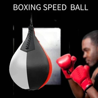 Leather Boxing Punching Bag Speedball Ceiling Ball Sport Speed Bag Punch Exercise Fitness Training Ball Sports Equitment
