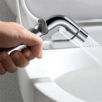 Flow Adjustable Handheld Bidet Sprayer Sets Spray Gun Shower Handheld Toilets Bidet Faucets Sprayer Shower Nozzle Self Cleaning