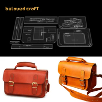 BelovedCraft-Leather Bag Pattern Making with Acrylic Templates for Single-shoulder bag, crossbody bag, Cambridge satchel