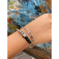 Cube smiley face bracelet