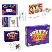 5 Crown all English Card Games FIVE CROWNS Board Game Card quiddler Magician card Game party games