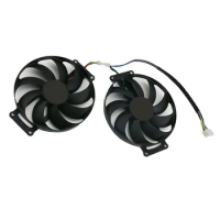 1Pair FDC10H12S9-C RTX 2060 SUPER 2070 GTX1660 Ti Cooling Fan For ASUS GTX 1660 1660Ti DUAL EVO OC RTX2060 Graphics Card