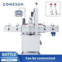 ZONESUN ZS-XG16F Automatic Linear Irregular Shampoo Pet Bottle Screw Capping Machine