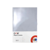 แผ่นพลาสติกทำปก A4 สีใส แพ็ค 10 แผ่น