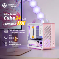 C24 Sugar Cube Mechanic Master Air&amp;TypeC Version Portable Mini Desktop Chassis ITX Computer Case with Tempered Glass