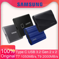 Samsung T9 Shield 500GB 1TB 2TB 4TB T7 portable USB3.2Gen2x2 NVMe SSD External Touch Solid State Drive disco duro externo Type-C