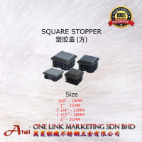 BLACK SQUARE STOPPER  L119-SQ