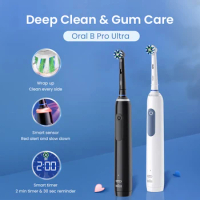 Oral B Pro Ultra Pro4 Electric Toothbrush Soft Bristles Tooth Brush with Smart Timer for Adult Oral Health Deep Clean Oralb Head