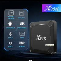 X98K 10pcs Android 13 Smart TV Box Wifi 6 Rockchip RK3528 2G 16G 2.4G 5G Dua WIFI BT 5.0 16GB 4GB 32GB Media Player