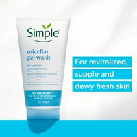 SIMPLE Water Boost Micellar Facial Gel Wash [150 ml]