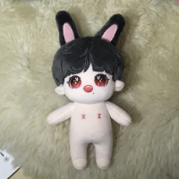 20cm Star Idol Doll Bunny Ears Doll Xiaozhan Only a Doll Star Dolls with Interchangeable Clothes Doll(Just Dolls No Clothes)