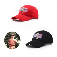 Red Bubba Gump Shrimp CO. Baseball Hat Forrest Gump Costume Cosplay Embroidered Snapback Cap Outdoor