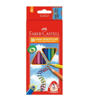 德國 Faber-Castell 輝柏 16-116538-10 大三角彩色鉛筆 (3.3mm) (10色)