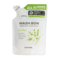 【SARAYA】WASHBON 草本泡沫式洗手乳 補充包 280ml