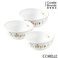 【美國康寧】CORELLE春漾花朵3件式韓式湯碗組
